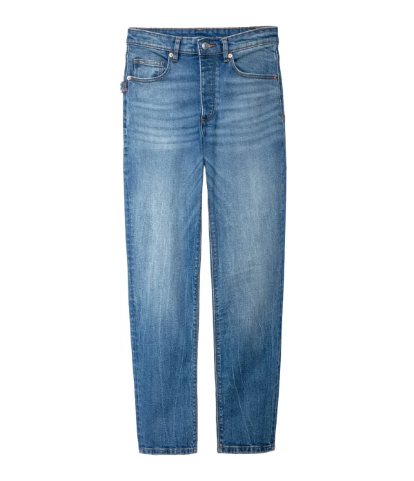 Zadig & Voltaire Jean Mamma Denim Coton Bleu grande qualité 1