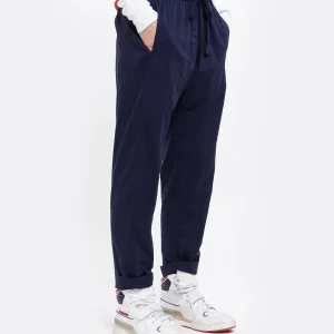 en solde XIRENA Pantalon Fin Draper Coton Navy 13