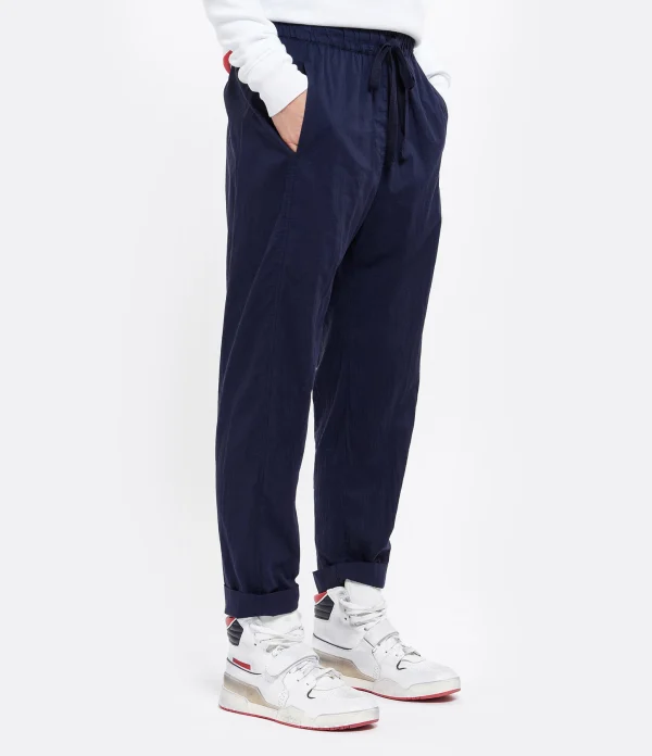 en solde XIRENA Pantalon Fin Draper Coton Navy 5