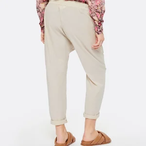 l'unique style XIRENA Pantalon Draper Coton Beige 15