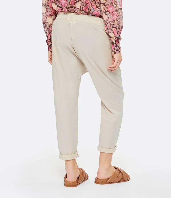 l'unique style XIRENA Pantalon Draper Coton Beige 6