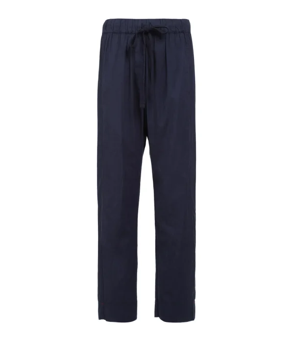 en solde XIRENA Pantalon Fin Draper Coton Navy 1