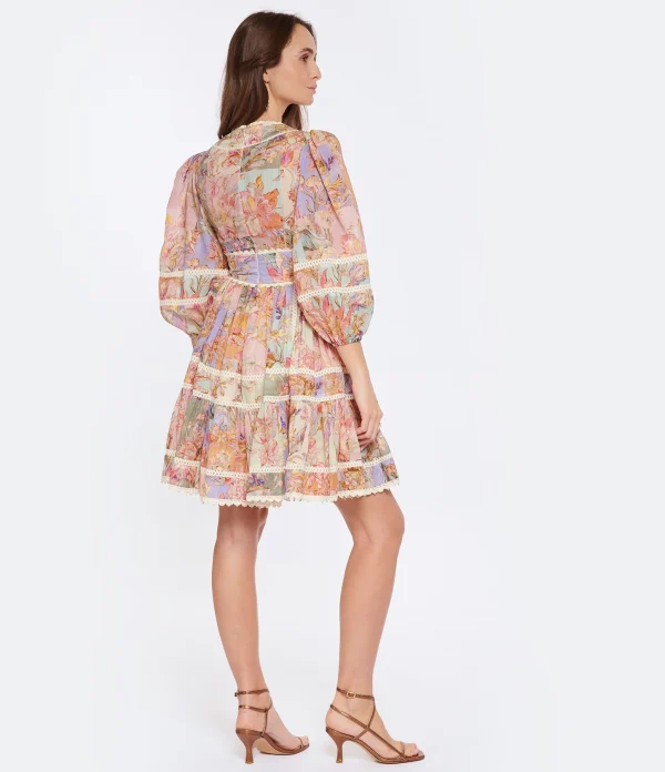 france en ligne Zimmermann Robe Cira Coton Fleuri 5