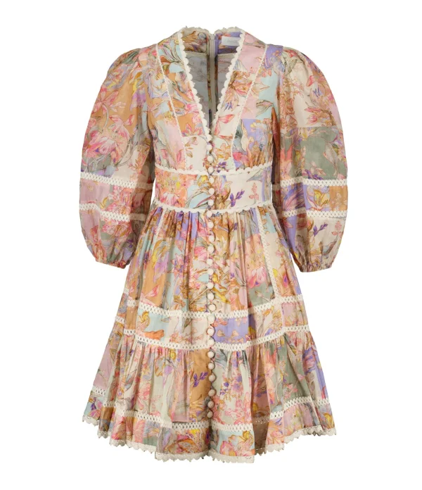 france en ligne Zimmermann Robe Cira Coton Fleuri 1