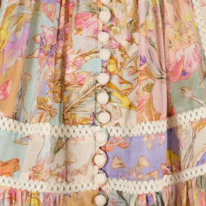 france en ligne Zimmermann Robe Cira Coton Fleuri 8